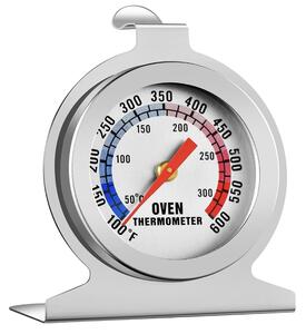 Termometru metalic Pufo Meat pentru cuptor, cu carlig, interval de masurare 50–300°C– precis si rezistent