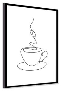 Poster cu ramă 30x40 cm Linear Coffee – Styler
