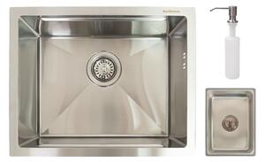 Chiuveta de bucatarie handamde Sandonna HD5040 - Inox