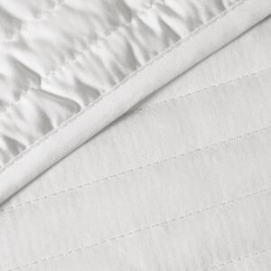 Cuvertură albă matlasată pentru pat dublu 220x230 cm – Bianca