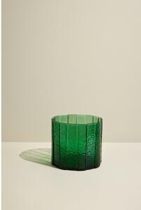 Vază handmade din sticlă Emerald – Hübsch