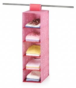 Organizator suspendat de dulap STELLA 95 cm, roz