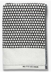 Prosop negru-alb din bumbac 50x100 cm Grid – Mette Ditmer Denmark