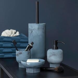 Perie de WC albastră din piatră Attitude – Mette Ditmer Denmark