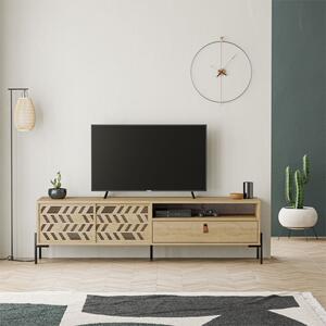 Comoda TV Melati culoare lemn natural 170x45x48.5cm