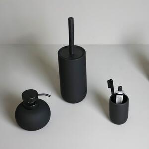 Perie de WC neagră din ceramică Lotus – Mette Ditmer Denmark