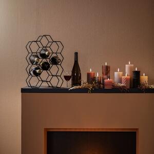 Suport de vin din metal negru pentru 12 sticle Salbris - Light & Living