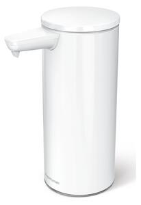 Dozator de săpun lichid alb automat din oțel 266 ml – simplehuman