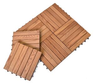 6 plăci de parchet din lemn de frasin Rojaplast - Thermowood