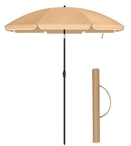 Umbrela de plaja, Songmics, Maro, 160x206 cm
