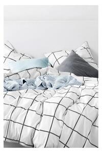 Lenjerie de pat alb din bumbac pentru pat dublu/extins și cearceaf 200x220 cm – Mila Home