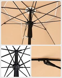 Umbrela de plaja, Songmics, Maro, 160x206 cm