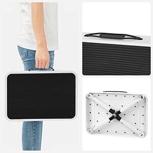 Scara, Songmics, Negru-Alb, 40x29x5.5 cm