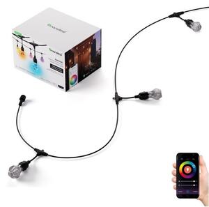 Nanoleaf NF084E00-20SLO - Extensie ghirlandă LED RGBWIC, 20 LED, 15 m, Wi-Fi, IP65