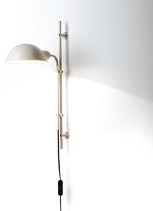 MARSET Funiculí A aplică de perete, alb-perl, Alb, Camera de zi / sufragerie, Metal, Design