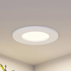 PRIOS Prios LED lampă încastrată Cadance, alb, 12 cm, set de 10, CCT, reglabil, Alb, Baie, Aluminiu, Modern, Corpuri de iluminat încastrate rotunde