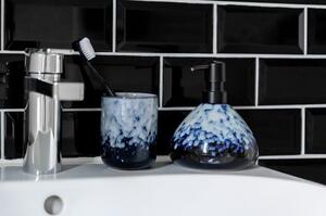 Dozator de săpun lichid albastru închis din ceramică 0.45 l Rosali – Wenko