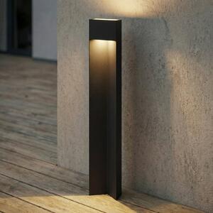 Lucande Bornă luminoasă LED Kaholo, negru mat, 90 cm, IP44, Negru, Aluminiu, Modern