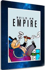 Imagine pe panza BUILD AN EMPIRE - Business Quote