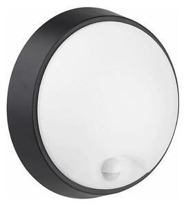 Aplică LED de exterior cu senzor LED/12W/230V IP65 negru