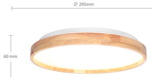 Brilagi - Plafonieră LED ALSON LED/24W/230V stejar