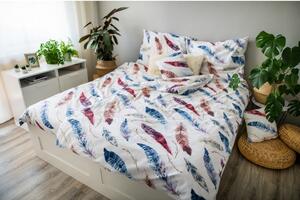 Lenjerie de pat din bumbac pentru pat de o persoană 140x200 cm LP Dita Piume – Cotton House