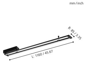 Eglo 98491 - Plafonieră LED dimabilă AMONTILLADO LED/27W/230V