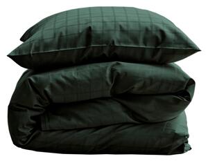 Lenjerie de pat verde din damasc pentru pat de o persoană 140x200 cm Clear – Södahl