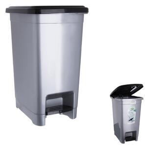 Coș de gunoi cu pedală din plastic 10 l Slim – Orion