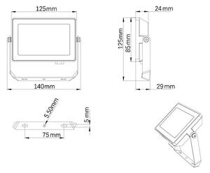 Proiector LED de exterior PROJECTLINE LED/20W/230V IP65 3000K Philips