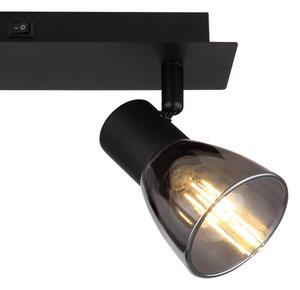 Spot de perete CLAUDE 2xE14/40W/230V negru Globo 54307-2