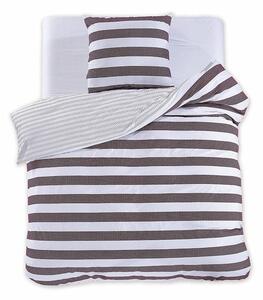 Lenjerie de pat roșie/albă din bumbac pentru pat de o persoană 200x135 cm Christian – AmeliaHome