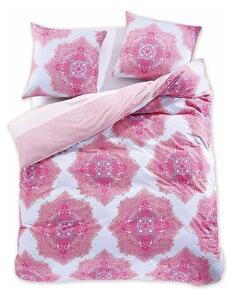 Lenjerie de pat reversibilă din bumbac pentru pat dublu DecoKing Diamond Isolde, 200 x 220 cm