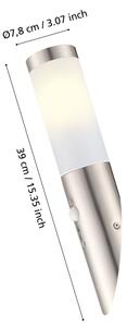 Aplică de exterior cu senzor EGLO 83278 HELSINKI 1xE27/15W IP44
