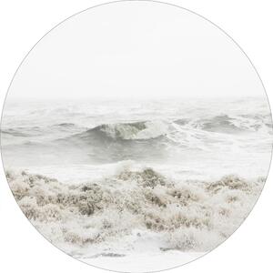 Tablou ø 70 cm Breaking Waves – Malerifabrikken