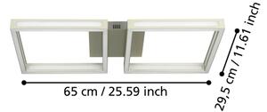 Plafonieră LED ALTAFLOR 2xLED/11,2W/230V crom mat Eglo 99785