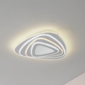 Lindby Plafonieră LED Rebeka, 48x49cm, CCT, telecomandă