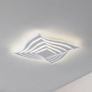 Lindby Plafonieră LED Rebeka, 47x47cm, CCT, telecomandă