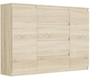 Comoda spațioasă R-140-S4 - diferite variante de culori sonoma