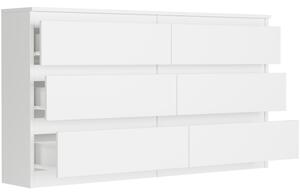 Comoda modernă R-140 - diferite variante de culori Alb