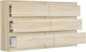 Comoda modernă R-140 - diferite variante de culori sonoma