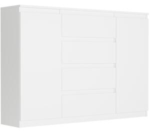 Comoda spațioasă R-140-S4 - diferite variante de culori Alb