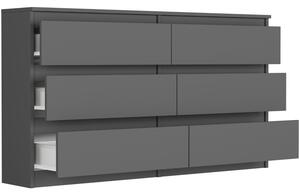 Comoda modernă R-140 - diferite variante de culori antracit