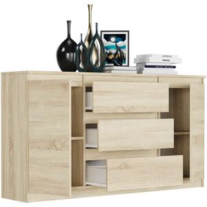 Comoda spațioasă R-140-S3 - diferite variante de culoare sonoma