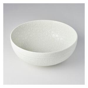 Bol din ceramică pentru udon MIJ Star, ø 20 cm, alb