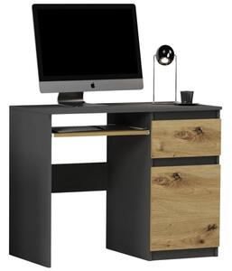 Birou modern de birou MODERN N-33 - diferite variante de culoare antracit mix artisan
