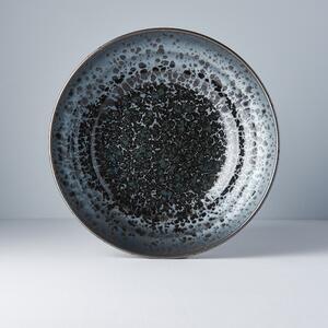 Bol servire din ceramică MIJ Pearl, ø 29 cm, gri - negru