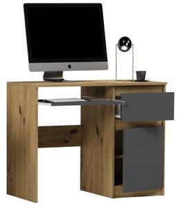 Birou modern de birou MODERN N-33 - diferite variante de culoare artisan mix antracit