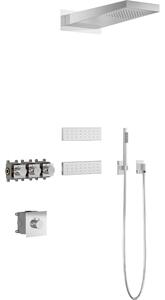 Mexen Fall, set de duș ascuns, crom, 7602-04-00