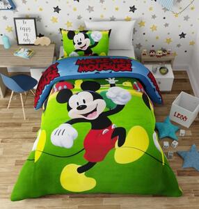 Lenjerie de pat copii bumbac Mikey Club ( stoc limitat )